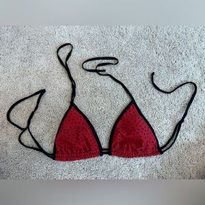 Converse women swim suit top USA stars red black